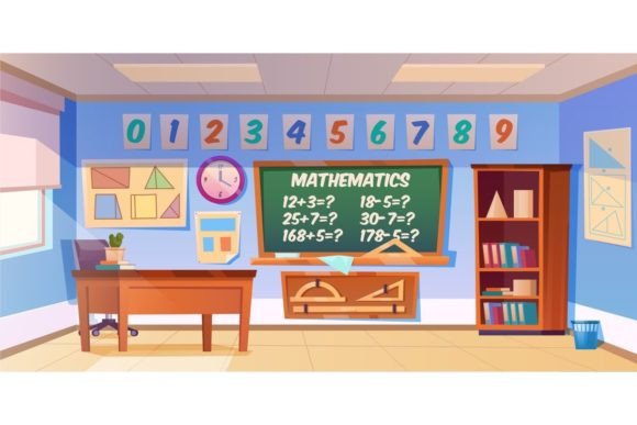 Download Mathematics Classroom Empty School Interior - Classroom Collection