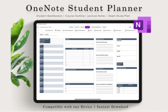 Download Onenote Student Planner, Digital Planner - Digital Collection