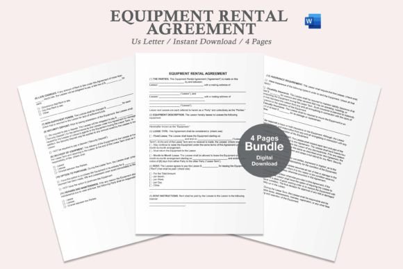 Download Equipment Rental Agreement - Rent Collection